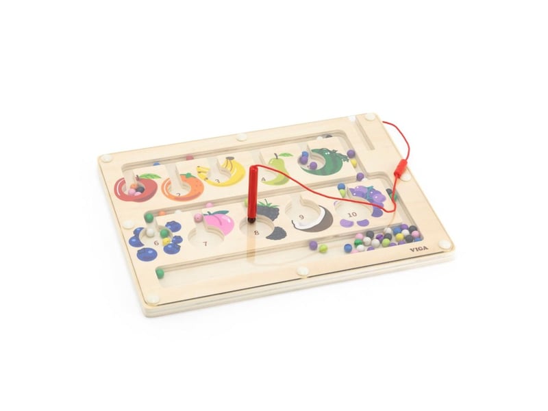  Labyrinthe magnétique viga 44745 - comptage et tri des couleurs 6971608447457 - Conforama A