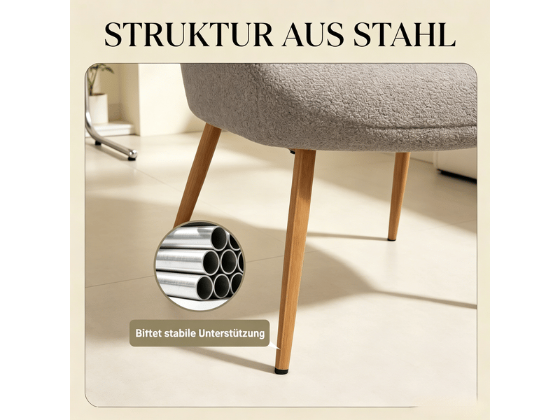  Fauteuil dossier haut siège accoudoirs intégrés silhouette galbée style lounge  - Conforama D