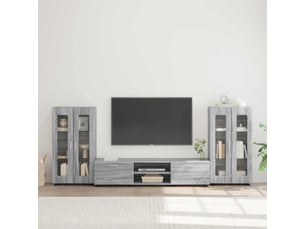 Meuble tv coloris gris 150 cm <strong></strong> <strong></strong>