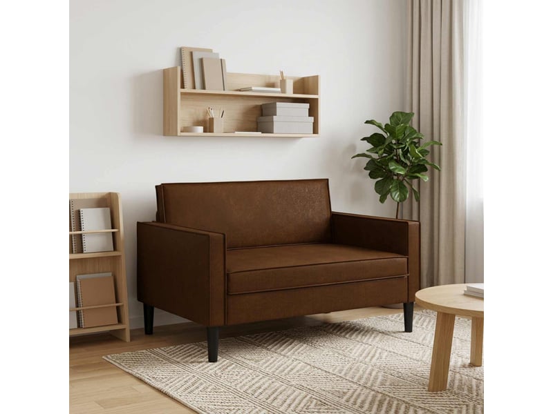  Vidaxl fauteuil xxl marron simili daim  - Conforama B