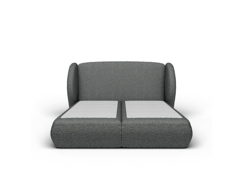  Lit design plénitude drimz - 180x200cm tissu bouclé Plénitude - Conforama A