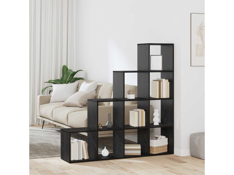 Cloison bibliothèque, meuble de rangement 10 niveaux 131,5 x 29 x 131,5 cm - Conforama B