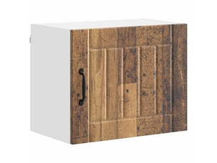 Meuble mural de cuisine, armoire de cuisine bois ancien 50x31x40cm shl134