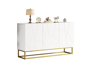 Buffet 3 porte(s) 0 tiroir(s) - 130 cm coloris bicolore