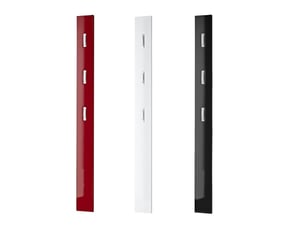 Porte manteau mural laque design rouge noir blanc alti