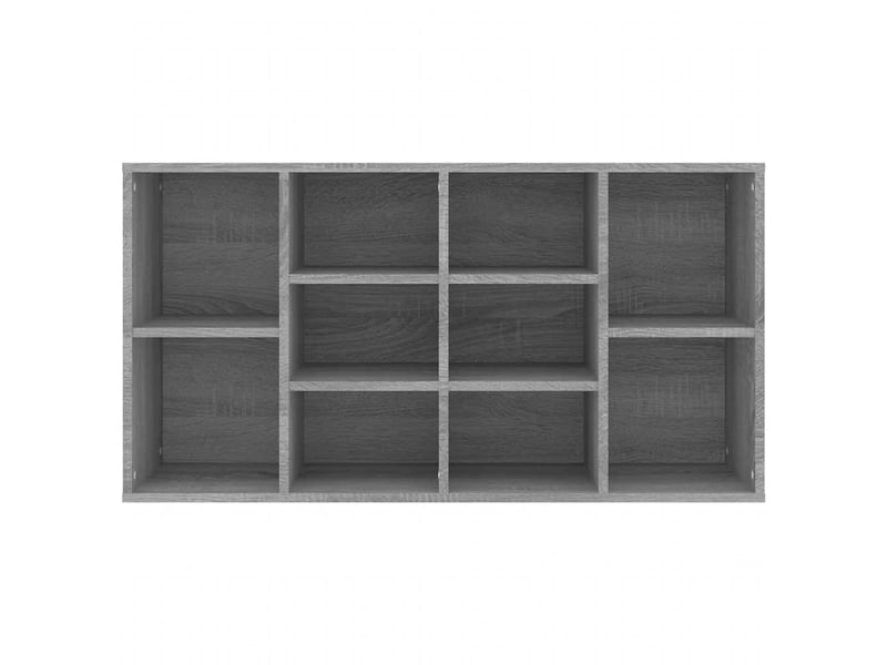  Banc à chaussures, meuble à chaussures sonoma gris 103x30x55 cm bois d'ingénierie  - Conforama E