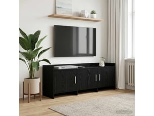 Meuble tv coloris noir 130 cm <strong></strong>  <strong></strong>