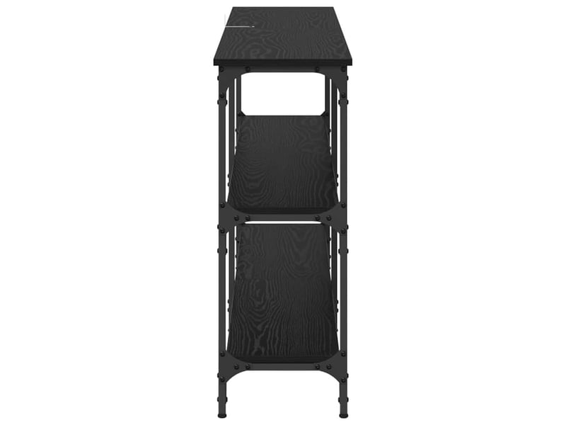Table de chevet - table console chêne noir 150 x 29 x 75 cm - Conforama E
