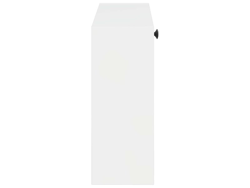  Meuble à chaussures mural, armoire à chaussures breda 71x17x43 cm blanc brillant  - Conforama E