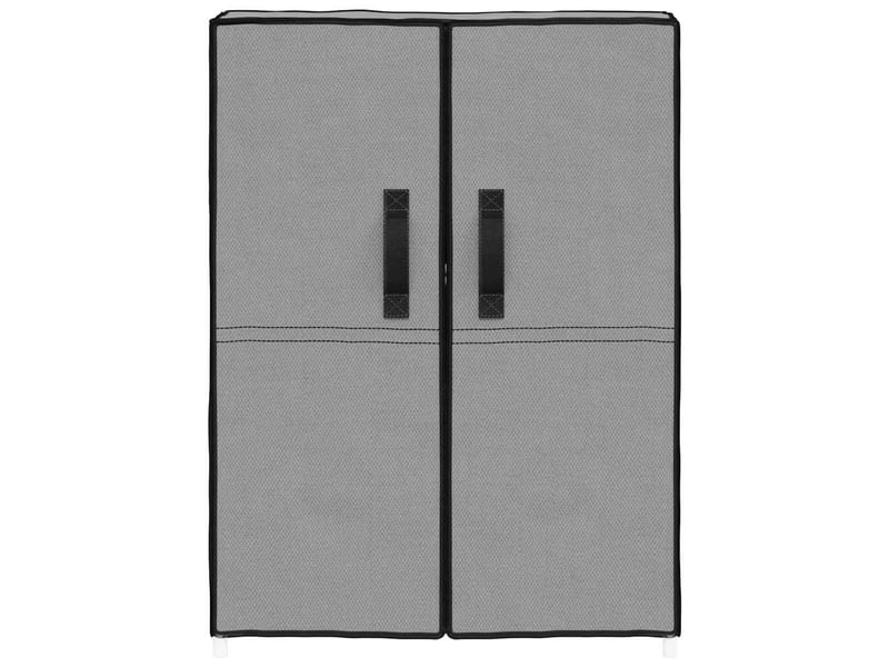  Meuble à chaussure, armoire à chaussures gris 60x28x90 cm tissu  - Conforama D