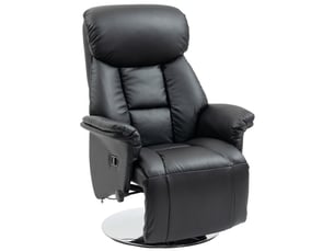 Fauteuil relax électrique  RAELUNYI Cuir / Tissu noir