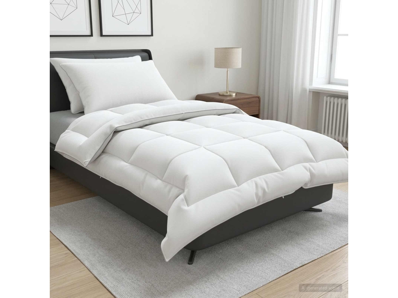  Ensemble de couette et d'oreiller 3 pcs - duvet 155x220 cm 4 saisons  - Conforama B