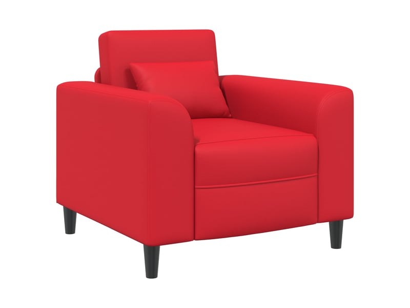Vidaxl fauteuil rouge simili cuir - Conforama A
