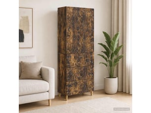 Armoire <strong></strong> <strong></strong> coloris bois clair largeur 66 cm