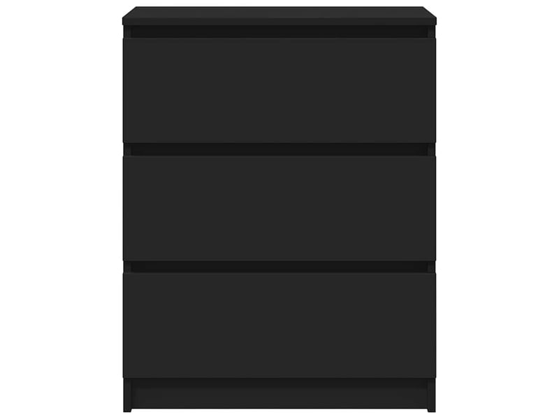 Buffet - bahut - meuble de rangement noir 60x35x76 cm bois d'ingénierie  - Conforama E