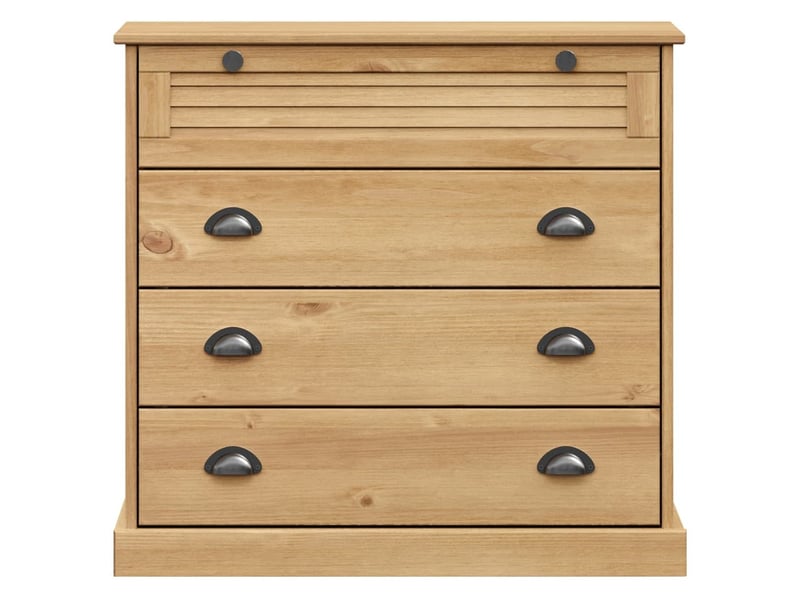  Commode, armoire à tiroirs bureau vigo 80x40x76 cm bois massif de pin  - Conforama D