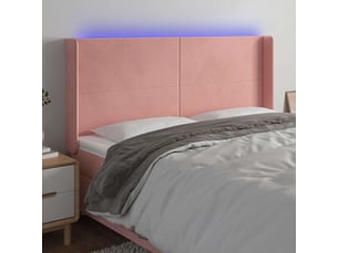 Tete de lit A poser largeur 183 cm rose