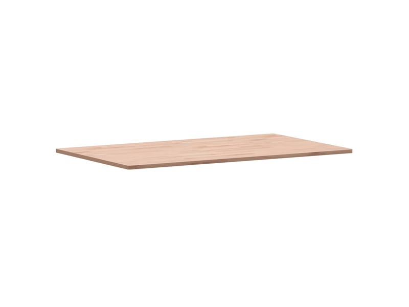  Comptoir de salle de bain, plan de travail 100x60x1,5 cm bois massif de hêtre cf65709  - Conforama C