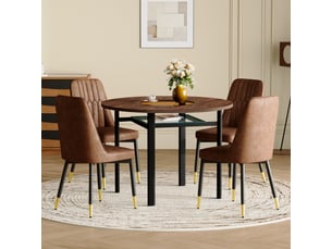 Ensemble table rond(e)  4 chaise(s)  <strong></strong> <strong></strong> 