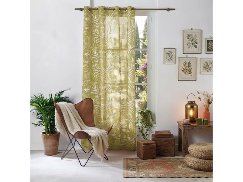 Voilage a oeillets eucalys - Conforama E