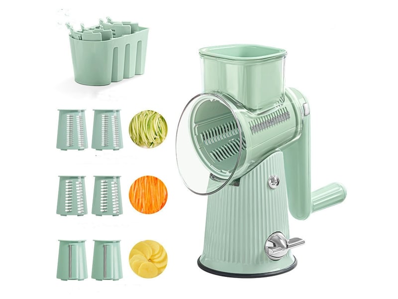  Râpe à fromage rotative avec 3 tambours – 12,5x27 cm  - Conforama A