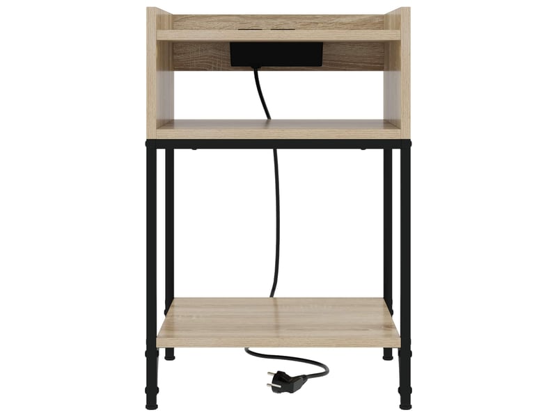 Table de chevet - cabinet de chevet - table de nuit chêne sonoma 40 x 40 x 61 cm - Conforama B
