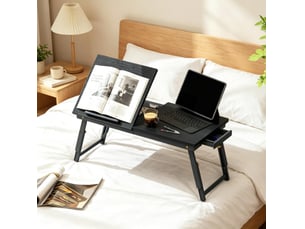 Table de lit pour ordinateur portable inclinable et réglable evryae