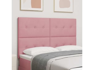 Tete de lit A poser largeur 160 cm   rose