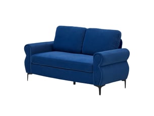 Canapé compact - tissu respirant et durable - dimensions compactes 173,5 cm - cadre en métal et bois stable