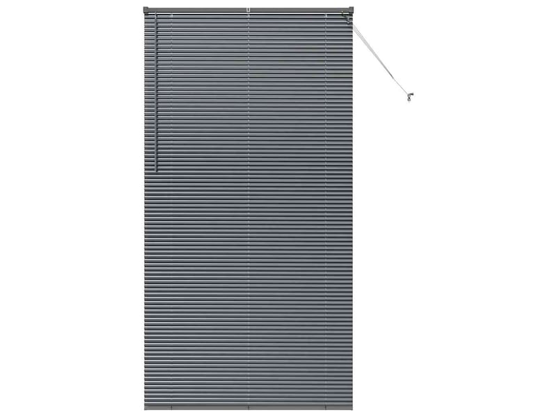  Store vénitien, store de fenêtre gris foncé 220 x 120 cm 25 mm aluminium cf47914  - Conforama A
