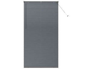 Store vénitien, store de fenêtre gris foncé 220 x 120 cm 25 mm aluminium cf47914