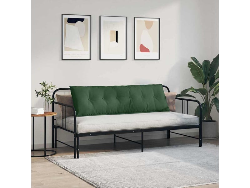 Coussin de dos, coussin de dossier vert jungle 160 x 50 cm tissu en velours côtelé cf55111  - Conforama D