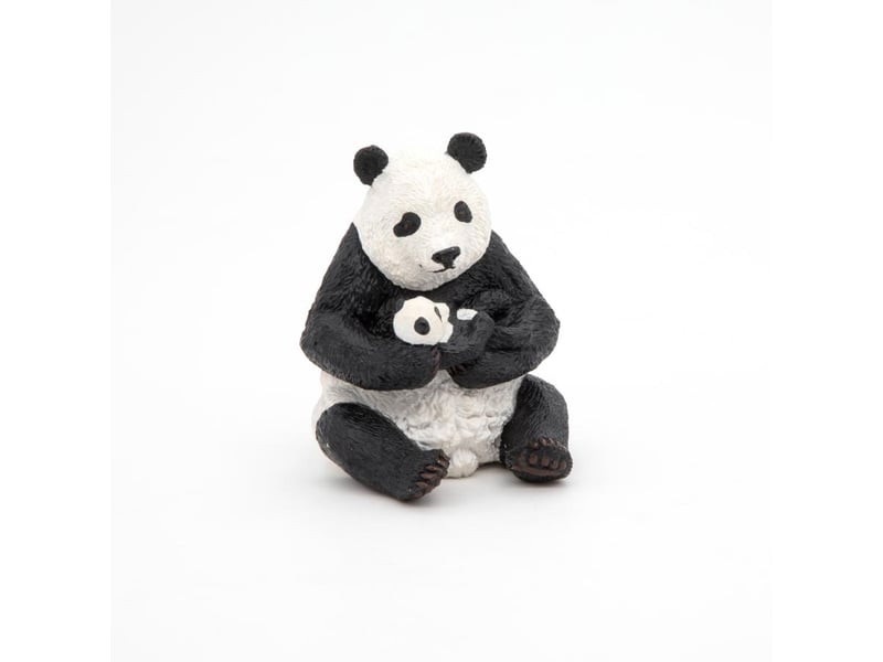  Panda assis et son bébé papo figurine 50196 - Conforama D