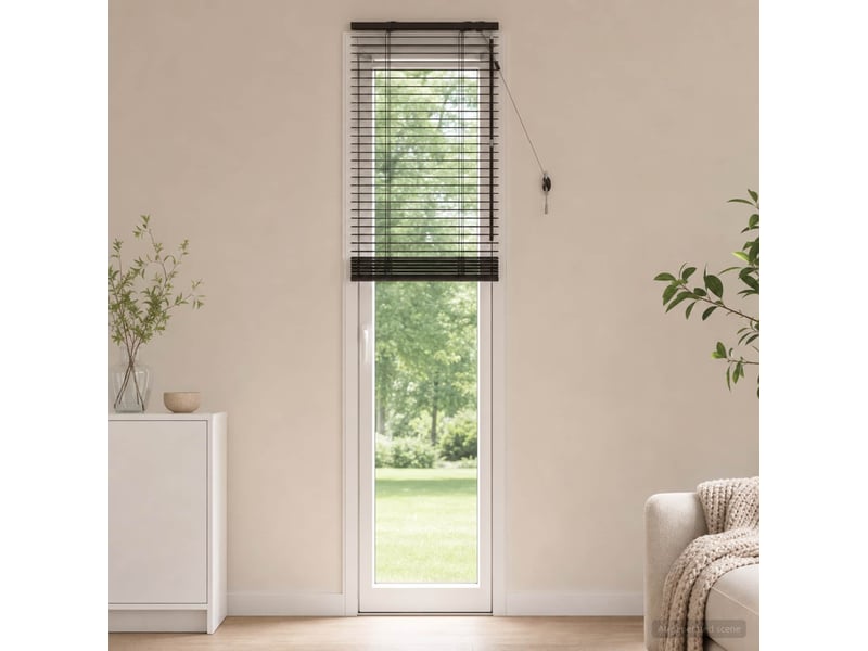 Store vénitien, store de fenêtre marron foncé 60 x 250 cm 35 mm cf48007  - Conforama B