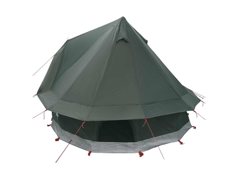  Tente tipi, tente de camping 4 personne vert armée polyester et acier  - Conforama E