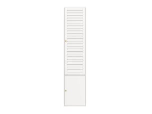 Porte armoire persienne <strong></strong> <strong></strong> coloris blanc largeur 45 cm