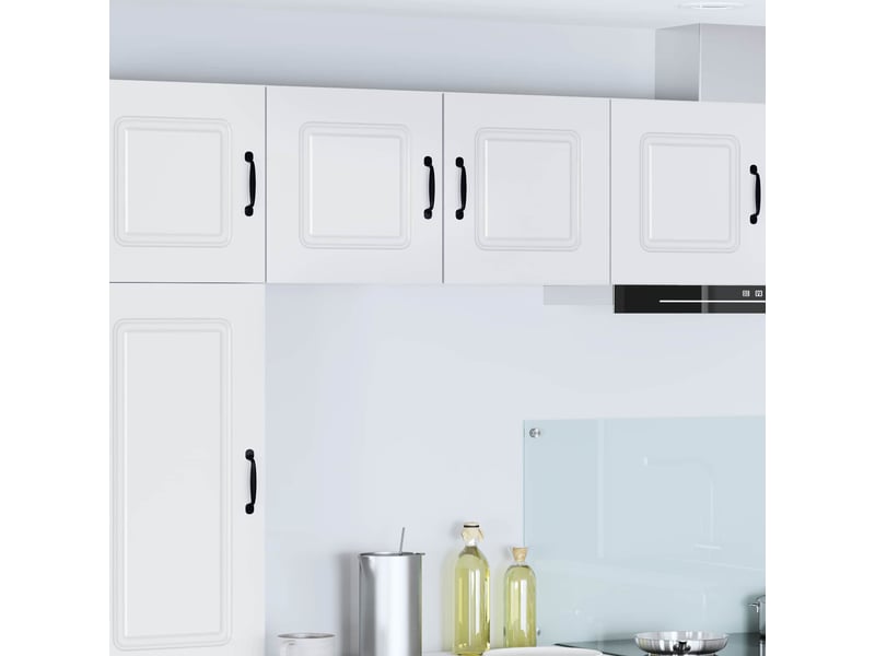  Meuble mural de cuisine | armoire de cuisine 2 pcs blanc bois d'ingénierie shl5593  - Conforama B