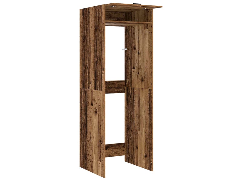  Armoire pour machine à laver bois ancien 67,5x68x200 cm  - Conforama E