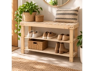 Banquette lit convertible couchage Occasionnel <strong>JUANIO</strong> <strong></strong> naturel