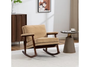 Fauteuil fixe  <strong></strong> Velours marron