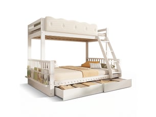 Lit superposé 140x200 cm   OMNIGLINT TRADING LTD coloris blanc