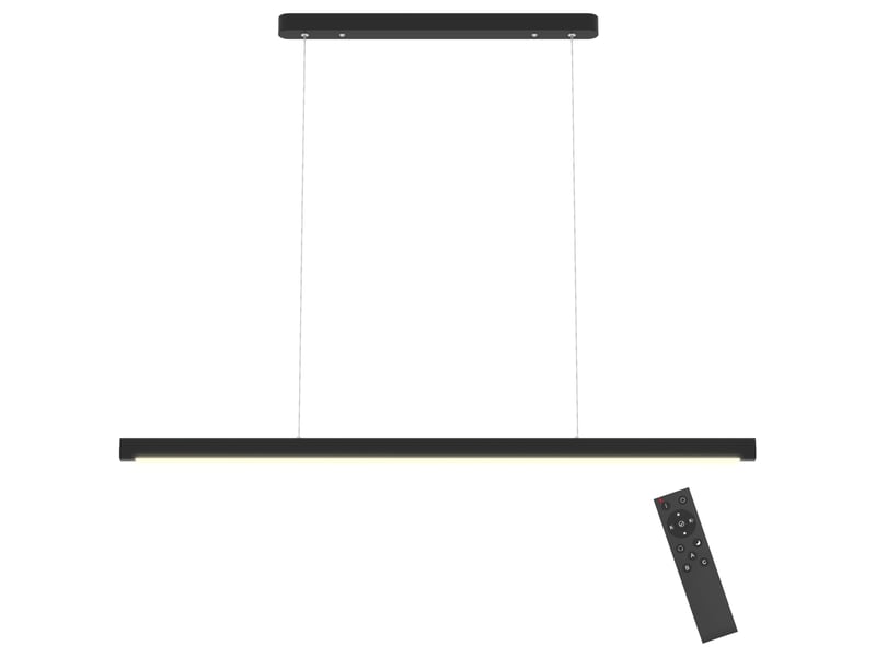  Suspension avec télécommande et fonction mémoire, intensité variable et température de couleur réglable  - Conforama A