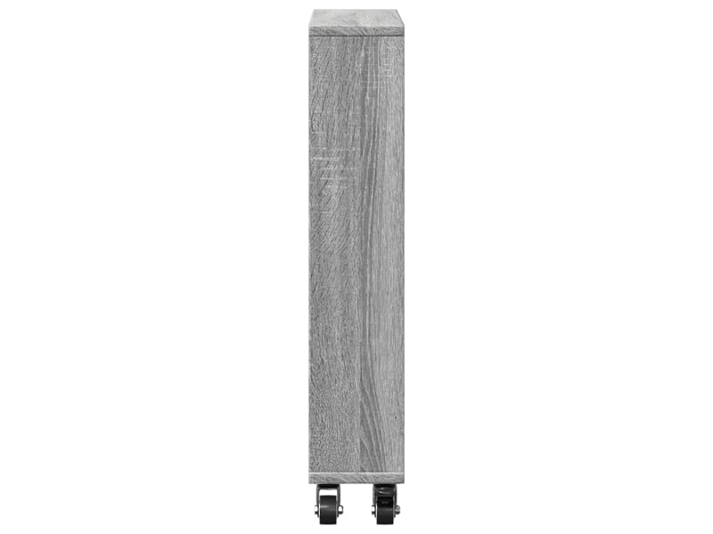  Chariot de rangement étroit sonoma gris bois d'ingénierie  - Conforama E