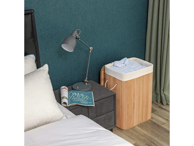  Panier à linge - leobert - naturel - 40 x 30 x 60 cm  - Conforama B