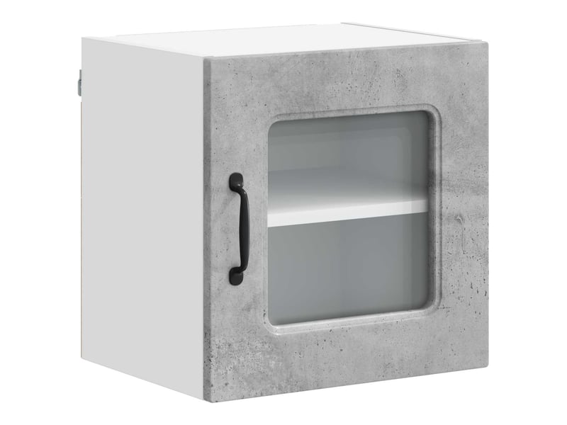  Meuble mural de cuisine | armoire de cuisine gris béton 40x31x40cm shl5073  - Conforama A