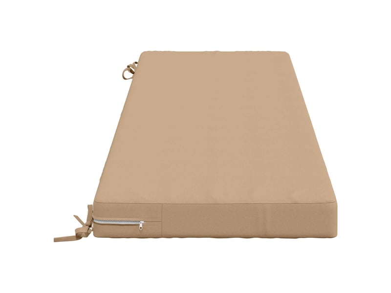 Coussin de banc, coussin d'assise, coussin de canapé soest 100 % polyester sable 150 x 50 x 8 cm cf53555 - Conforama D
