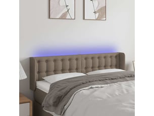 Tete de lit A poser largeur 147 cm   taupe