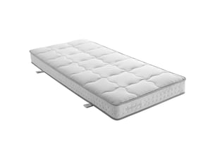 Matelas 90x190 cm MODENVIE   Ressorts ensachés + mousse soutien Medium épaisseur 15 cm