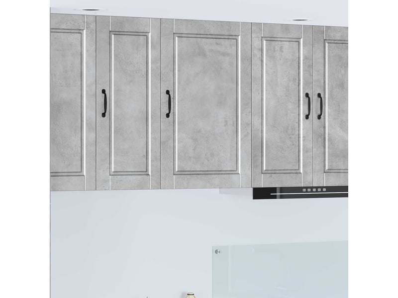 Armoire de cuisine gris béton 50x31x80cm bois d'ingénierie shl8488 - Conforama B