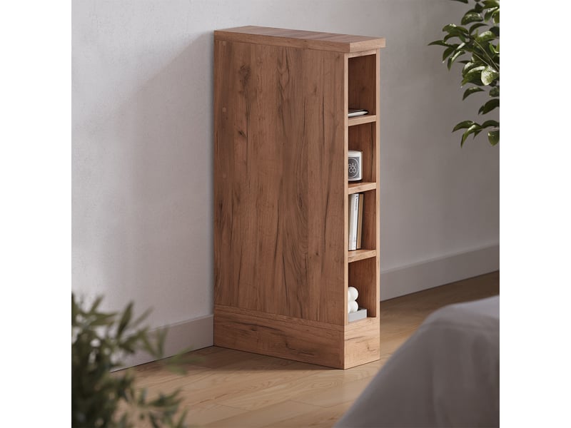  Vicco meuble sous pente, chêne doréchêne doré, 15x46cm sans pente, ouvert  - Conforama E